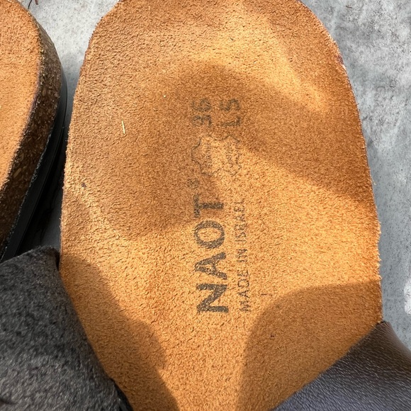 Naot Mint Red Gladiator Leather Sandals - Picture 6 of 10